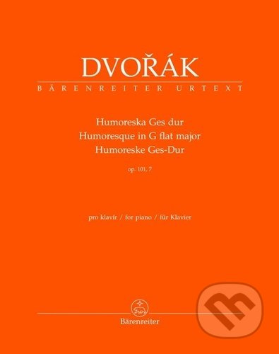 Humoreska Ges dur op. 101/7 - Antonín Dvořák - kniha z kategorie Noty