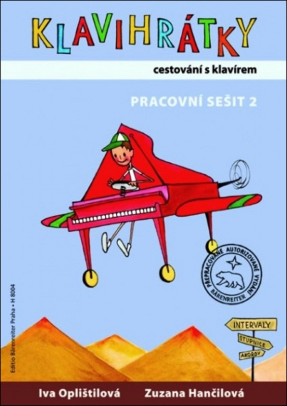 Klavihrátky - cestování s klavírem - pracovní sešit 2 - Iva Oplištilová, Zuzana Hančilová