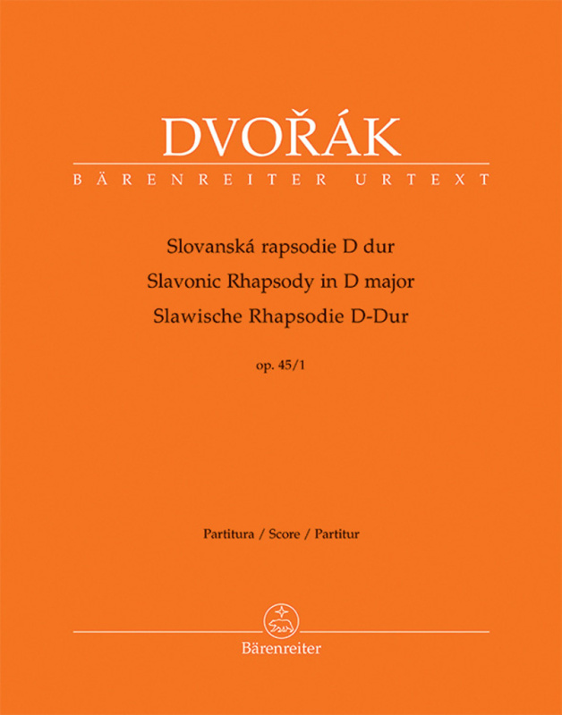 Slovanská rapsodie g Moll op. 45/2 (pro orchestr) - Antonín Dvořák, Robert Simon (editor) - kniha z kategorie Noty