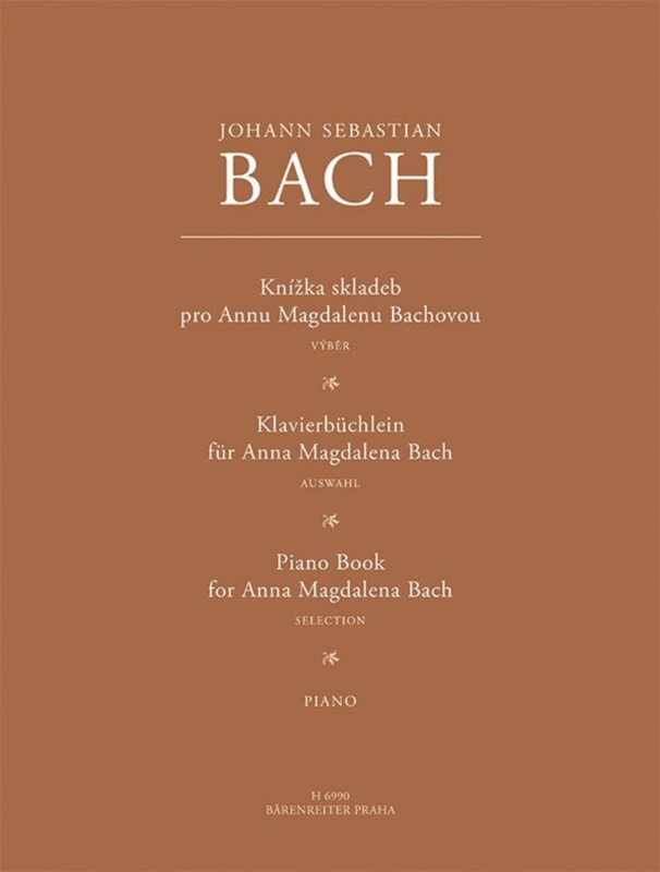 Knížka skladeb pro Annu Magdalenu Bachovou - Johann Sebastian Bach