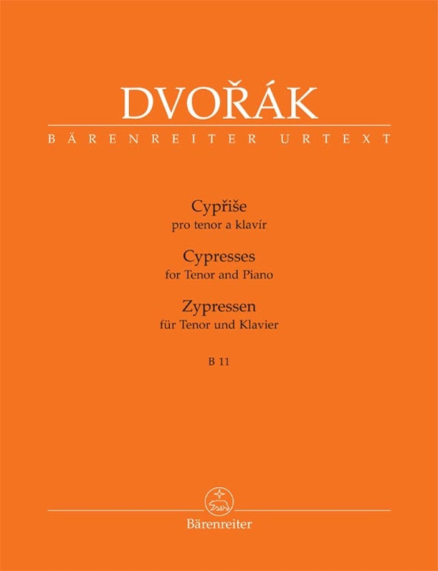 Cypřiše pro tenor a klavír - Antonín Dvořák - kniha z kategorie Hudba