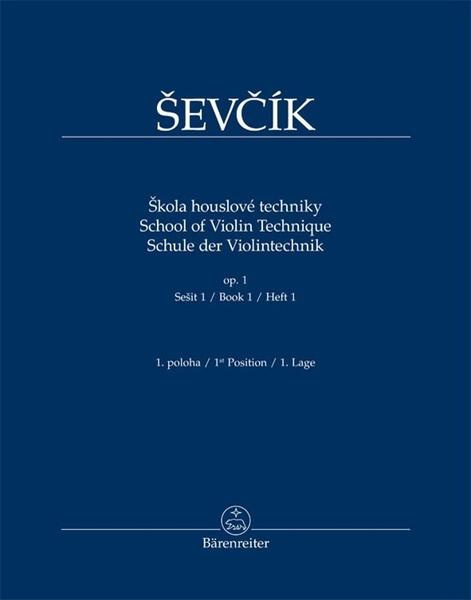 Škola houslové techniky op. 1, sešit 1, 1. poloha - Otakar Ševčík