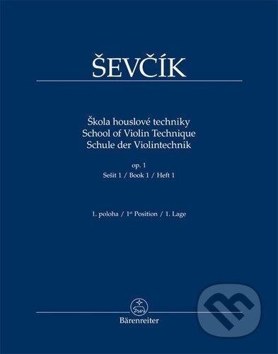 Škola houslové techniky op. 1, sešit 1, 1. poloha - Otakar Ševčík