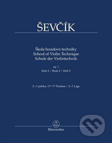 Škola houslové technikyop. 1, sešit 2 (2.-7. poloha) - kniha z kategorie Hudba