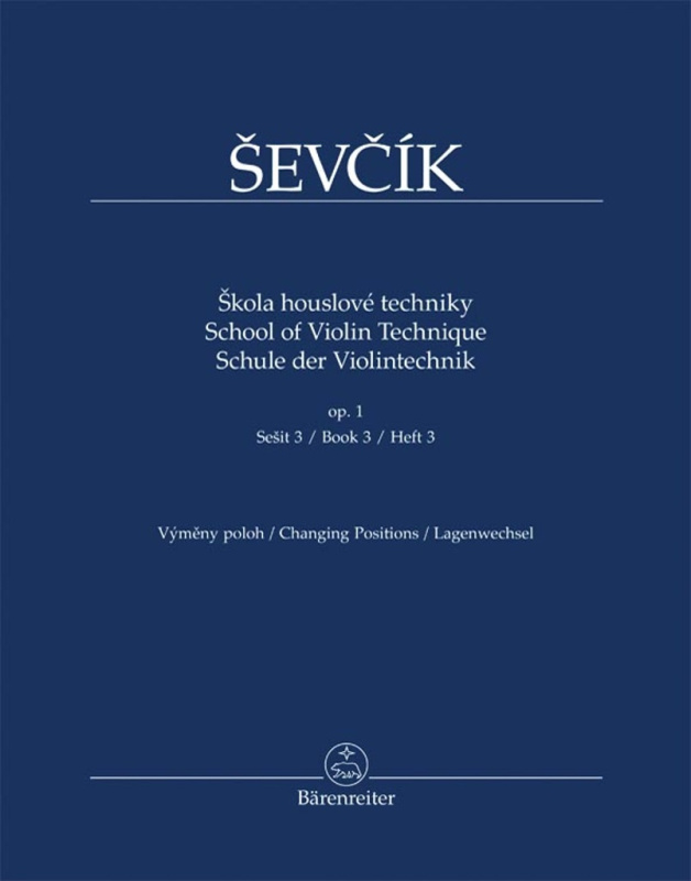 Škola houslové techniky op. 1, sešit 3 (výměny poloh) - kniha z kategorie Hudba