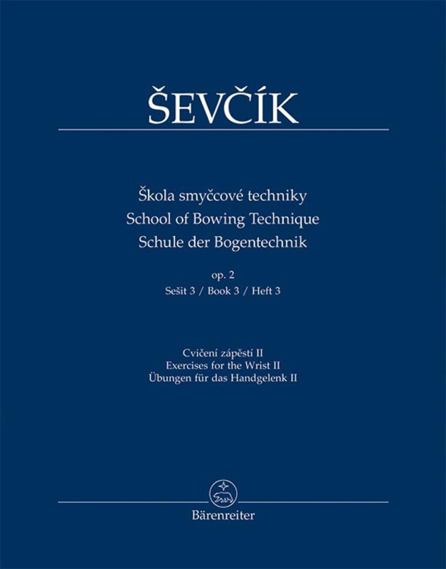 Škola smyčcové techniky op. 2, sešit 3 (Cvičení zápěstí II) - kniha z kategorie Hudba