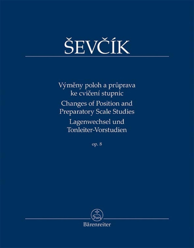 Výměny poloh a průprava ke cvičení stupnic - Otakar Ševčík - kniha z kategorie Noty
