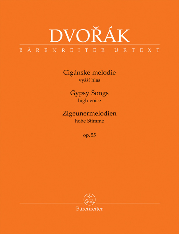 Cigánské melodie op. 55 pro hlas a klavír BA 10431 - kniha z kategorie Sborníky