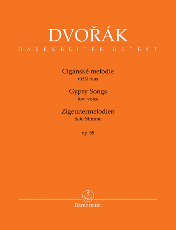 Cigánské melodie op. 55 pro hlas a klavír BA 10432 - kniha z kategorie Noty