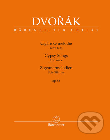 Cigánské melodie op. 55 pro hlas a klavír BA 10432 - kniha z kategorie Noty