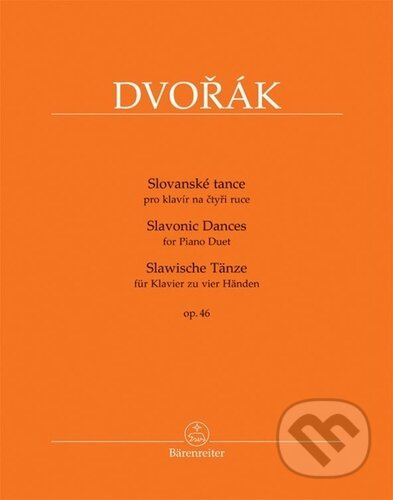 Slovanské tance (pro klavír na čtyři ruce) - Antonín Dvořák - kniha z kategorie Noty