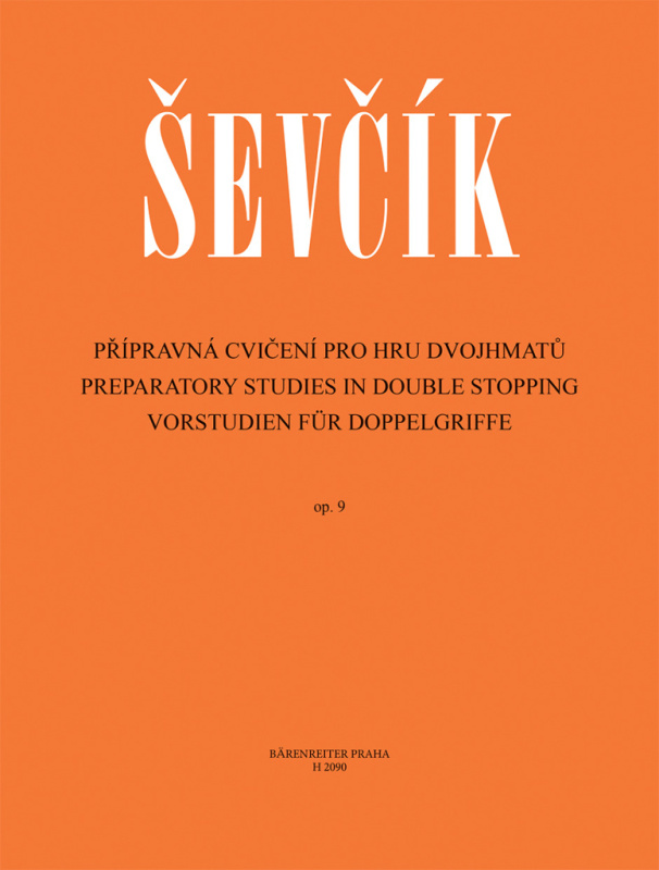 Přípravná cvičení pro hru dvojhmatů op. 9 - Otakar Ševčík - kniha z kategorie Hudba