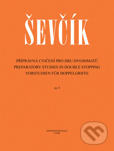 Přípravná cvičení pro hru dvojhmatů op. 9 - Otakar Ševčík - kniha z kategorie Hudba