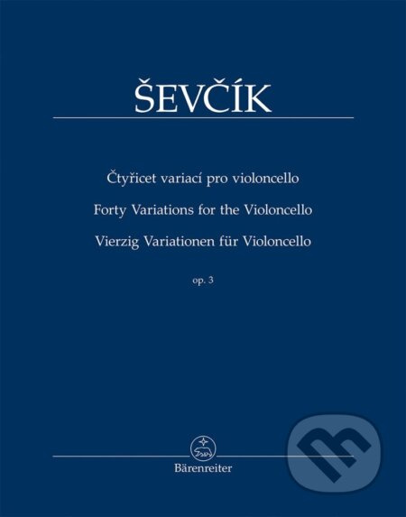 Čtyřicet variací pro violoncello op. 3 - Otakar Ševčík, Tomáš Jamník - kniha z kategorie Škola hraní
