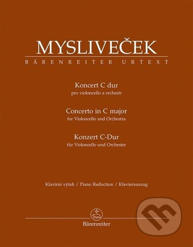 Koncert C dur pro violoncello a orchestr - Josef Mysliveček - kniha z kategorie Hudba