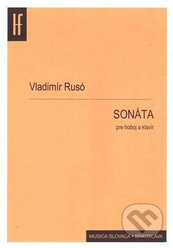 Sonáta pre hoboj a klavír - Vladimír Rusó - kniha z kategorie Noty