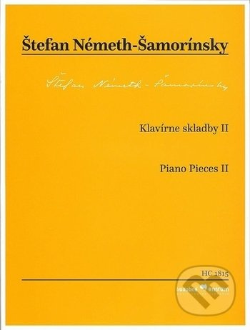 Klavírne skladby II - Štefan Németh-Šamorínsky - kniha z kategorie Noty