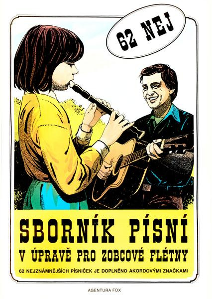 Sborník písní v úpravě pro zobcové flétny (62 Nej) - kniha z kategorie Hudba