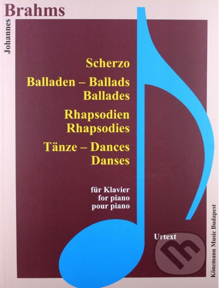 Scherzo, Balladen, Rhapsodien - Johannes Brahms - kniha z kategorie Noty