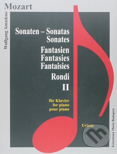 Sonaten (Fantasien und Rondi II) - Wolfgang Amadeus Mozart - kniha z kategorie Noty