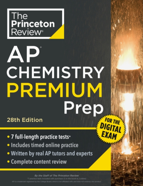 Random House USA Inc Princeton Review AP Chemistry Premium Prep, 28th Edition - Review, The Princeton