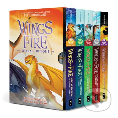 Wings of Fire 1-5 Special Edition Boxset - Tui T. Sutherland - kniha z kategorie Beletrie pro děti