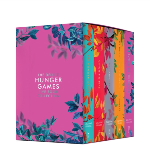 Nezadán Hunger Games 5-Book Box Set (Deluxe Edition) (The Hunger Games, Catching Fire, Mockingjay, The Ballad of Songbirds and Snakes, Sunrise on the Reaping)