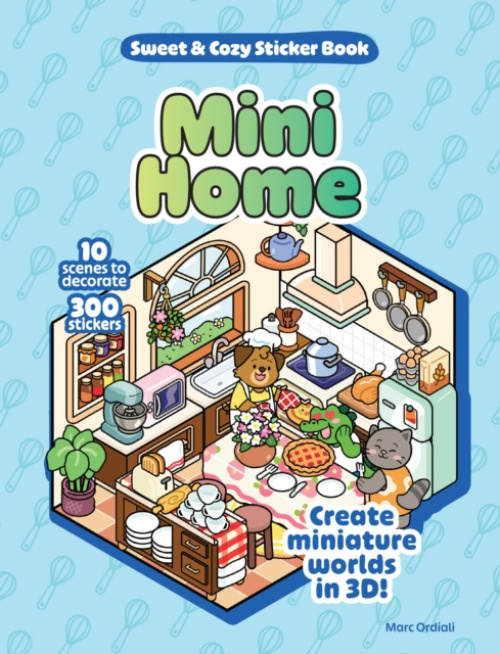 Walter Foster Publishing Mini Home Sweet & Cozy Sticker Book - Ordiali, Marc