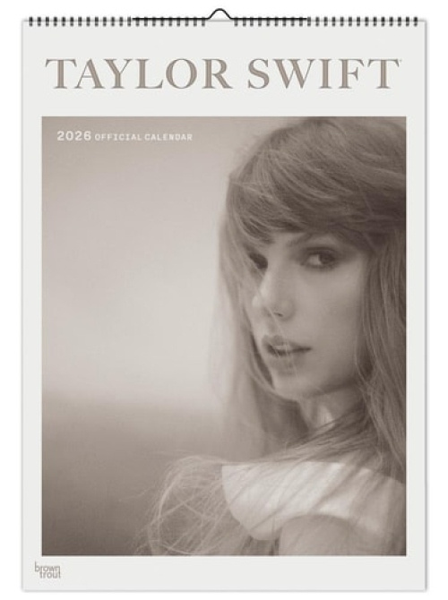 Taylor Swift OFFICIAL | 2026 11.7 x 16.5 Inch (Hanging) Monthly A3 Poster Wall Calendar Brown Trout