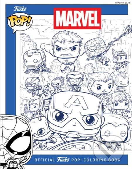 Marvel: The Official Avengers Funko POP! Coloring Book - kniha z kategorie Pro dospělé