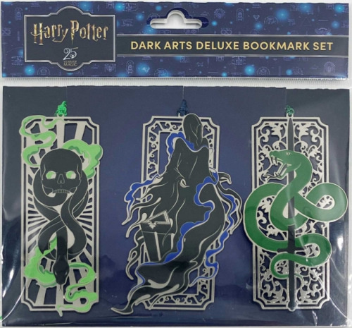 INSIGHT EDITIONS Harry Potter: Dark Arts Deluxe Bookmark Set (Set of 3) - Insight Editions