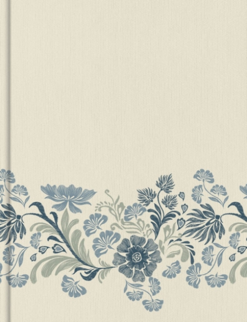 B & H Pub Group Csb Notetaking Bible, Large Print Edition, Cream Floral Cloth over Board - Csb Bibles by Holman