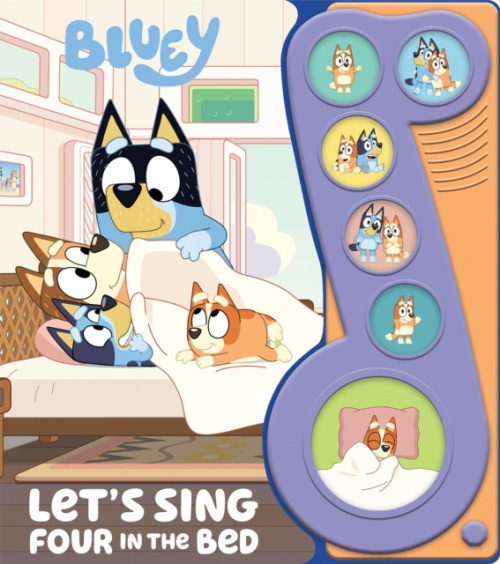 Pi Kids Bluey: Let's Sing Four in the Bed Sound Book - Pi Kids