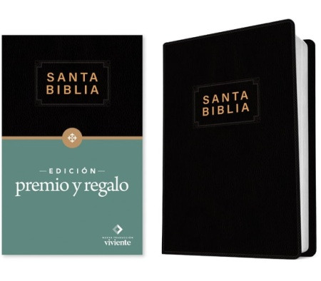 Tyndale House Publishers Santa Biblia NTV, Edicion premio y regalo (ViniPiel, Negro, Letra Roja)