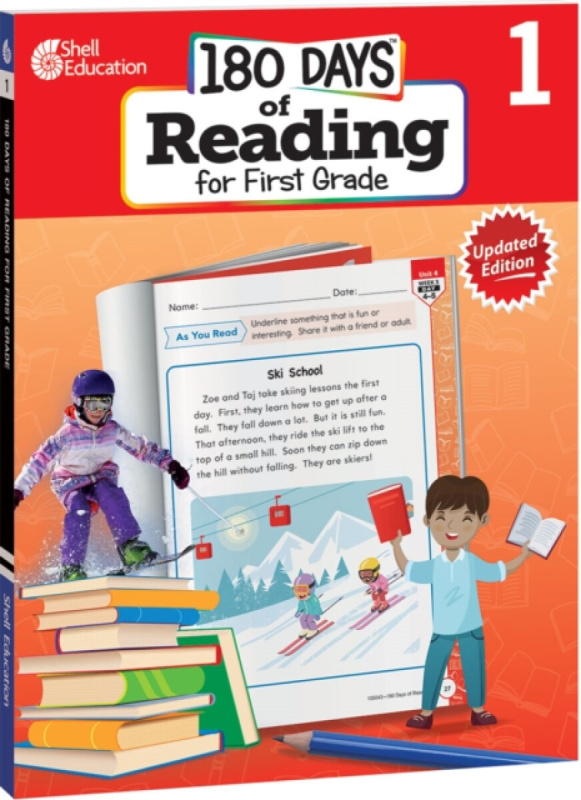 Shell Educational Publishing 180 Days™: Reading for First Grade, 2nd Edition - Kraus, Stephanie a Huey-Gatewood, Carol a Gatewood, Carol