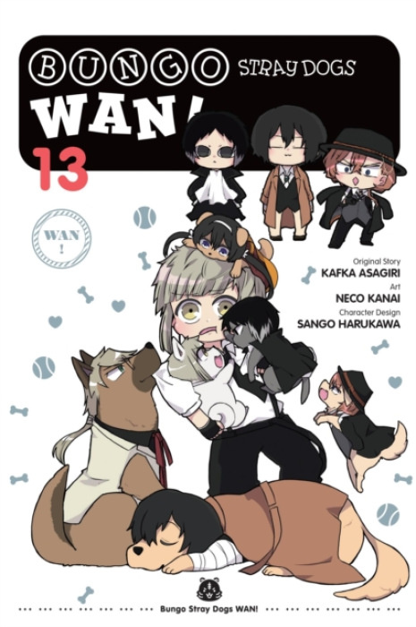 Little, Brown & Company Bungo Stray Dogs: Wan!, Vol. 13 - Asagiri, Kafka a Gifford, Kevin a Kanai, Neco a Harukawa, Sango