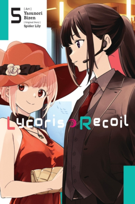 Little, Brown & Company Lycoris Recoil, Vol. 5 (manga) - Piatkowska, Kiki a Lily, Spider Spider a Bizen, Yasunori