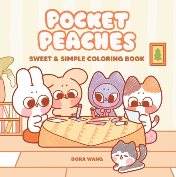 Andrews McMeel Publishing Pocket Peaches Sweet & Simple Coloring Book - Wang, Dora