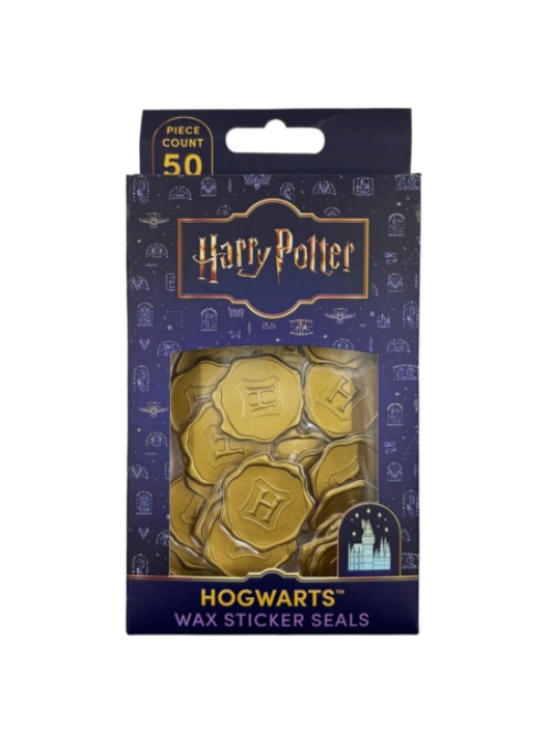INSIGHT EDITIONS Harry Potter: Hogwarts Gold Wax Sticker Seals (Set of 50) - Insight Editions