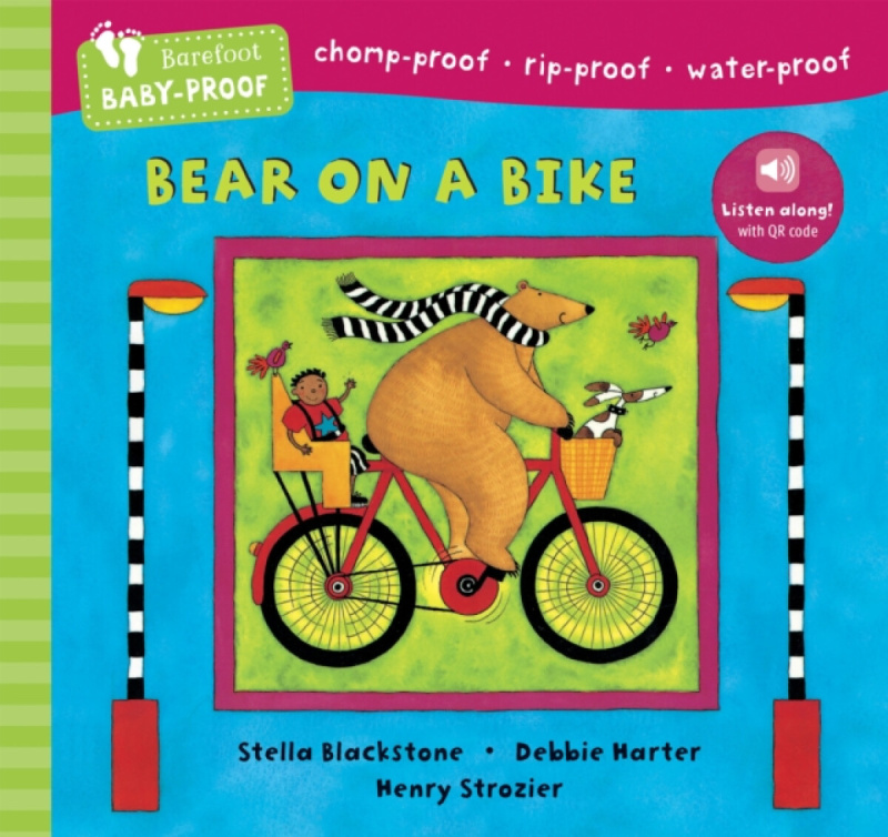 Barefoot Baby-Proof: Bear on a Bike - Stella Blackstone - kniha z kategorie Pro děti