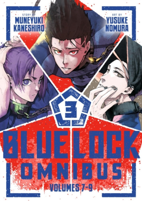 Blue Lock Omnibus 3 (Vol. 7-9) - Muneyuki Kaneshiro - kniha z kategorie Komiksy