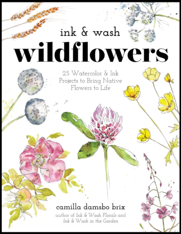 Page Street Publishing Co. Ink & Wash Wildflowers - Brix, Camilla Damsbo
