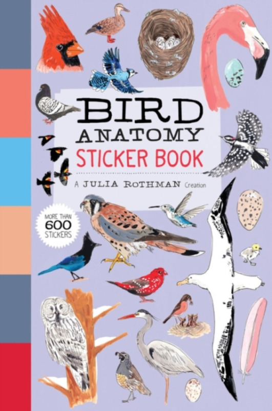 Nezadán Bird Anatomy Sticker Book : A Julia Rothman Creation; More Than 600 Stickers