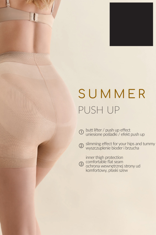 Kalhotky Gabriella Push Up code 987 Barva: Černá, Velikost: 5-XL