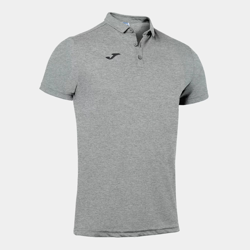 Pánské polo tričko Joma Polo Shirt Hobby S/S Light Melange Velikost: XXL