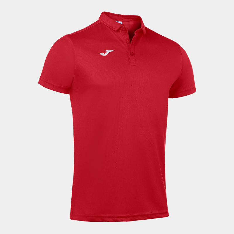 Pánské polo tričko Joma Polo Shirt Hobby S/S Red Velikost: 3XS