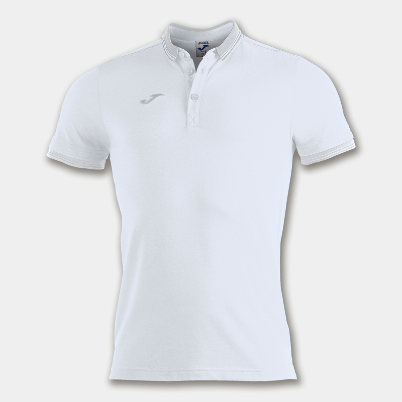 Pánské polo triko Joma Bali II white Velikost: L