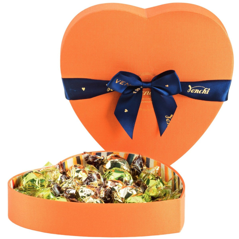 Venchi Bonboniera ve tvaru srdce Murrine pralinky Pearls