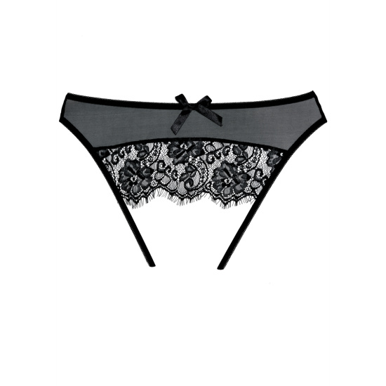 Panty s volným klínem - Jedna velikost - Černá