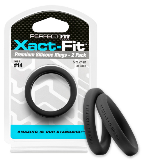 PerfectFitBrand Xact-Fit - Cockring 2-Pack, small